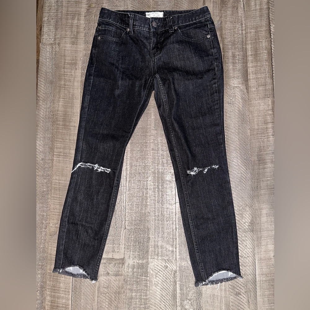 Free People jeans distressed